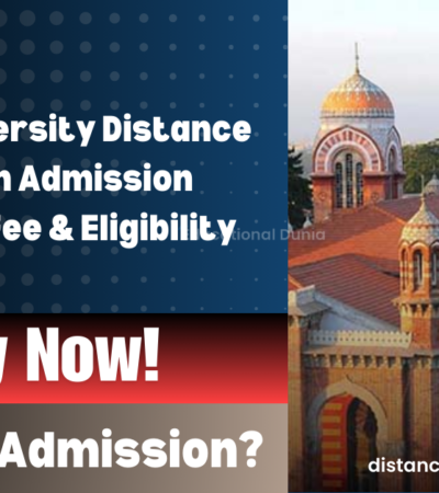 Madras University Distance Education