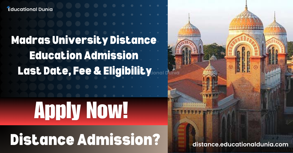 Madras University Distance Education