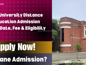 MS University Distance Education