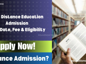 B.Ed Distance Education